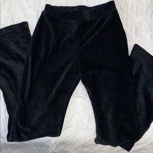 Black Velvet Pants